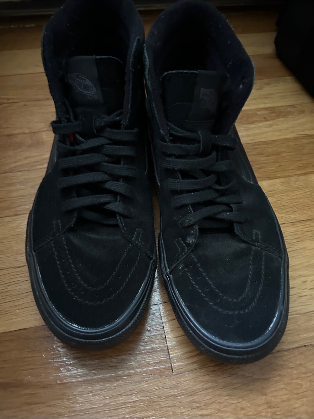 Vans SK8 Black High-Top Suede Skate Sneakers